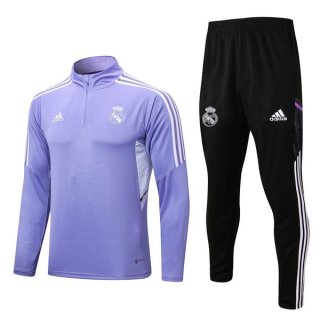 Sudadera De Training Real Madrid 2022-2023 Purpura Negro Sudadera De Training Real Madrid 2022-2023 Purpura Negro