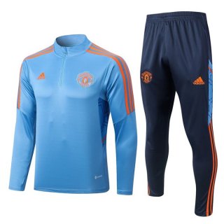 Sudadera De Training Manchester United 2023 Azul Sudadera De Training Manchester United 2023 Azul