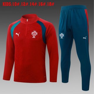 Ninos Sudadera De Training Portugal 2026-2027 Rojo 3
