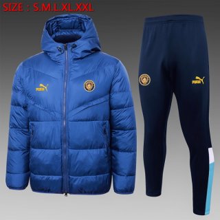 Abrigo Plumón Manchester City Conjunto Completo 2024-2025 Azul Abrigo Plumón Manchester City Conjunto Completo 2024-2025 Azul