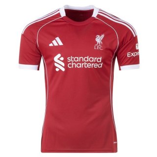 Tailandia Camiseta Liverpool 1ª Equipación 2025-2026 Tailandia Camiseta Liverpool 1ª Equipación 2025-2026