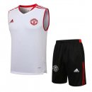 Camiseta Manchester United Sin Mangas Conjunto Completo 2021-2022