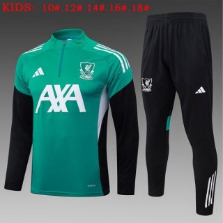 Ninos Sudadera De Training Liverpool 2026-2027 Verde 2
