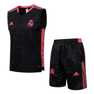 Camiseta Real Madrid Sin Mangas Conjunto Completo 2022 Negro Camiseta Real Madrid Sin Mangas Conjunto Completo 2022 Negro