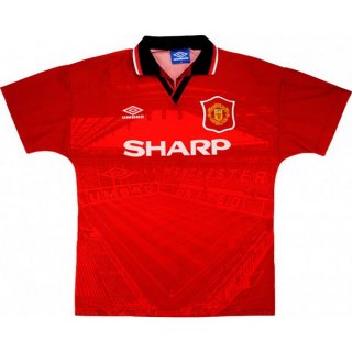 1ª Equipación Replica Camiseta Manchester United Retro 1994 1996 Rojo 1ª Equipación Replica Camiseta Manchester United Retro 1994 1996 Rojo