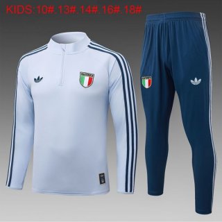 Ninos Sudadera De Training Italia 2026-2027 Gris 3
