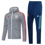 Rompevientos Ajax Conjunto Completo 2021-2022 Blanco Azul