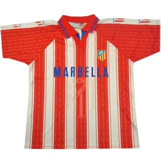 1ª Equipación Replica Camiseta Atlético Madrid Retro 1995 1996 Rojo 1ª Equipación Replica Camiseta Atlético Madrid Retro 1995 1996 Rojo