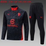Ninos Sudadera De Training AC Milan 2026-2027 Negro