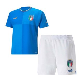 Camiseta Italia 1ª Equipación Niño 2022 Azul Camiseta Italia 1ª Equipación Niño 2022 Azul
