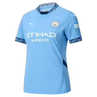 Camiseta Manchester City 1ª Equipación Mujer 2024-2025 Camiseta Manchester City 1ª Equipación Mujer 2024-2025