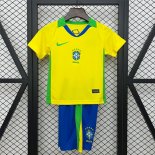 Camiseta Brasil 1ª Niño 2025