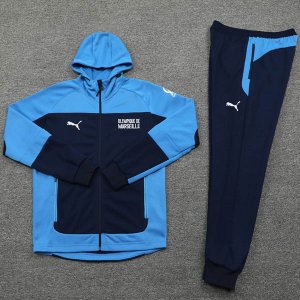Chandal Con Capucha Marsella 2021-2022 Azul