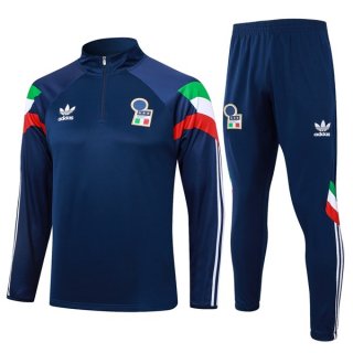 Sudadera De Training Italia 2024-2025 Azul 5 Sudadera De Training Italia 2024-2025 Azul 5