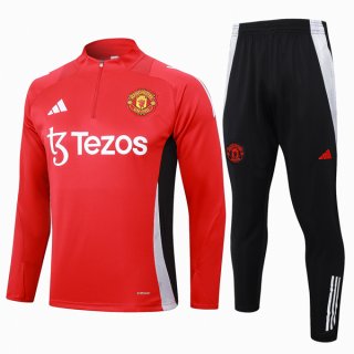 Sudadera De Training Manchester United 2024-2025 Rojo 3 Sudadera De Training Manchester United 2024-2025 Rojo 3