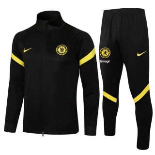 Chandal Chelsea 2022 Negro Amarillo Chandal Chelsea 2022 Negro Amarillo