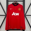 Tailandia Camiseta M-U 1ª Equipación ML Retro 2013-2014