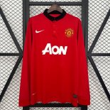 Tailandia Camiseta M-U 1ª Equipación ML Retro 2013-2014