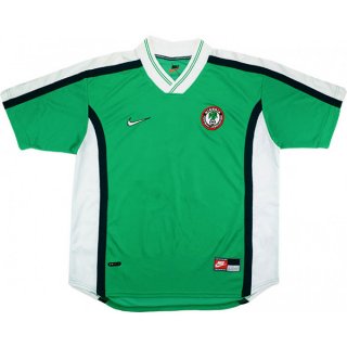 1ª Equipación Replica Camiseta Nigeria Retro 1998 Verde 1ª Equipación Replica Camiseta Nigeria Retro 1998 Verde