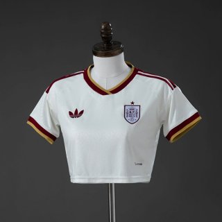 Camiseta España 2ª Equipación Crop Top Style Mujer 2026