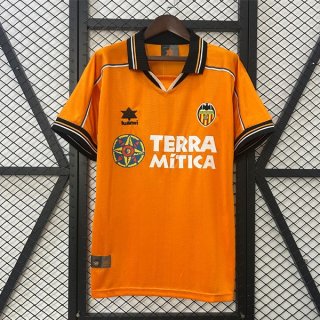 Tailandia Camiseta Valencia 2ª Equipación Retro 1999-2000 Tailandia Camiseta Valencia 2ª Equipación Retro 1999-2000