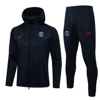 Chandal Con Capucha Paris Saint Germain 2022 Negro 1 Chandal Con Capucha Paris Saint Germain 2022 Negro 1