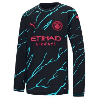 Tailandia Camiseta Manchester City 2ª Equipación ML 2023-2024 Tailandia Camiseta Manchester City 2ª Equipación ML 2023-2024