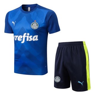 Camiseta Entrenamiento Palmeiras Conjunto Completo 2022-2023 Azul Camiseta Entrenamiento Palmeiras Conjunto Completo 2022-2023 Azul