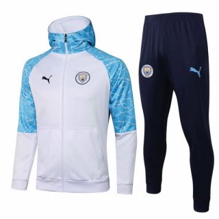 Chandal Con Capucha Manchester City 2021-2022 Azul Blanco Chandal Con Capucha Manchester City 2021-2022 Azul Blanco