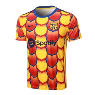 Camiseta Entrenamiento Barcelona 2024-2025 Amarillo Rojo Camiseta Entrenamiento Barcelona 2024-2025 Amarillo Rojo