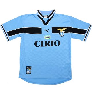1ª Equipación Replica Camiseta Lazio Retro 1998 2000 Azul Claro 1ª Equipación Replica Camiseta Lazio Retro 1998 2000 Azul Claro