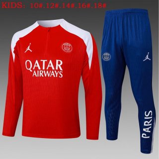 Ninos Sudadera De Training PSG 2025-2026 Rojo 5 Ninos Sudadera De Training PSG 2025-2026 Rojo 5