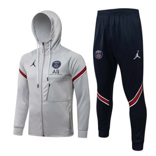 Chandal Con Capucha Paris Saint Germain 2022 Gris Chandal Con Capucha Paris Saint Germain 2022 Gris