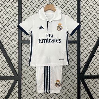 Camiseta Real Madrid 1ª Equipación Retro Niño 2016 2017 Camiseta Real Madrid 1ª Equipación Retro Niño 2016 2017