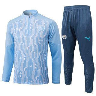 Sudadera De Training Manchester City 2024-2025 Azul Sudadera De Training Manchester City 2024-2025 Azul