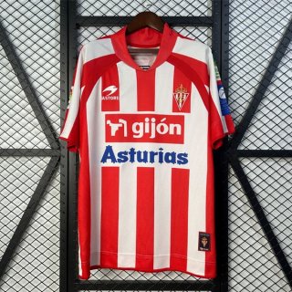Tailandia Camiseta Sporting Gijon 1ª Equipación Retro 2008-2009