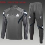 Ninos Sudadera De Training Real Madrid 2025-2026 Gris