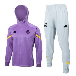 Chandal Con Capucha Real Madrid 2024-2025 Purpura 3 Chandal Con Capucha Real Madrid 2024-2025 Purpura 3