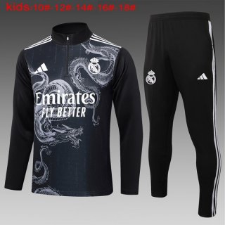 Ninos Sudadera De Training Real Madrid 2024-2025 Negro Ninos Sudadera De Training Real Madrid 2024-2025 Negro