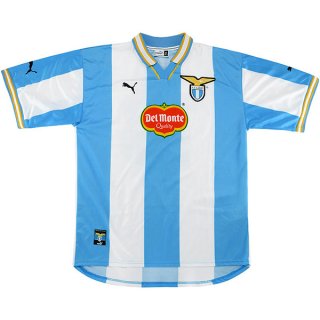 1ª Equipación Replica Camiseta Lazio Retro 1999 2000 Azul Blanco 1ª Equipación Replica Camiseta Lazio Retro 1999 2000 Azul Blanco