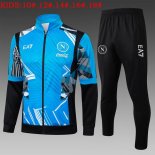 Ninos Chandal Napoli 2025-2026 Azul
