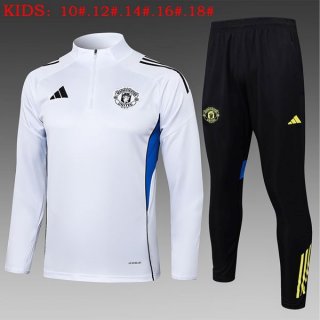 Ninos Sudadera De Training Manchester United 2025-2026 Blanco 5