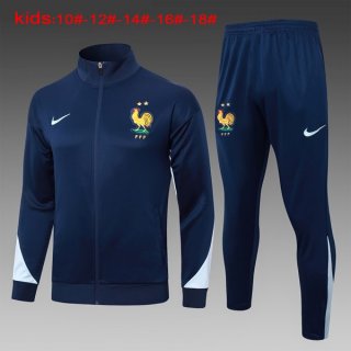 Niños Chandal Francia 2024-2025 Azul 3 Niños Chandal Francia 2024-2025 Azul 3
