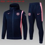 Ninos Chandal Con Capucha Barcelona 2026-2027 Azul