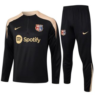 Sudadera De Training Barcelona 2024-2025 Negro Amarillo Sudadera De Training Barcelona 2024-2025 Negro Amarillo