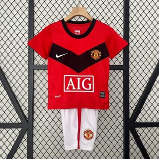 Camiseta Manchester United 1ª Equipación Retro Niño 2009 2010 Camiseta Manchester United 1ª Equipación Retro Niño 2009 2010