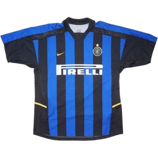 1ª Equipación Replica Camiseta Inter Milan Retro 2002 2003 Azul 1ª Equipación Replica Camiseta Inter Milan Retro 2002 2003 Azul