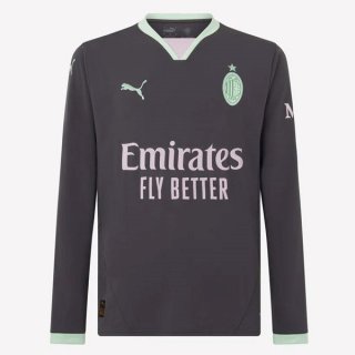 Tailandia Camiseta AC Milan 3ª Equipación ML 2024-2025 Tailandia Camiseta AC Milan 3ª Equipación ML 2024-2025