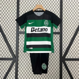 Camiseta Sporting De Lisboa 1ª Equipación Niño 2024-2025 Camiseta Sporting De Lisboa 1ª Equipación Niño 2024-2025