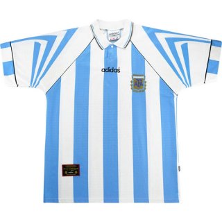 1ª Equipación Replica Camiseta Argentina Retro 1996 Azul 1ª Equipación Replica Camiseta Argentina Retro 1996 Azul